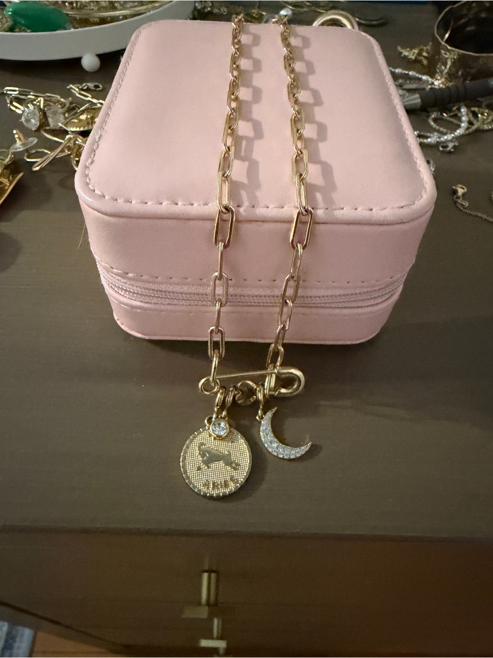 Gold Charm Necklace